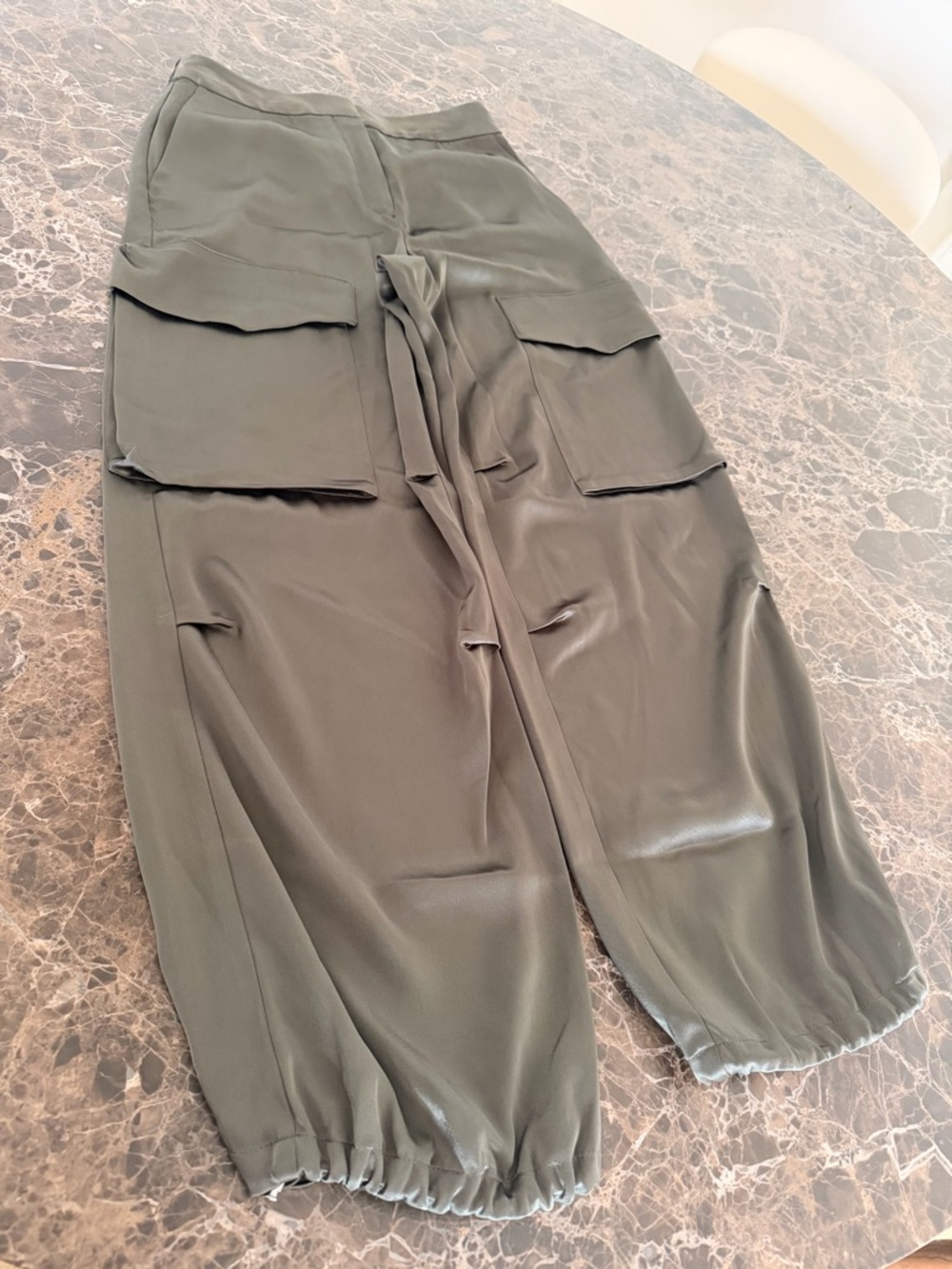 Babaton Olive Cargo Jogger Pants